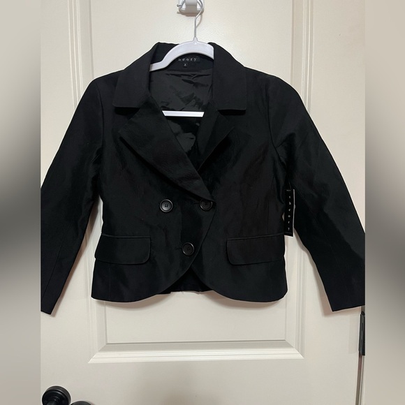 NWT Theory Cheyla Croppes Blazer Size 2 - Picture 2 of 10